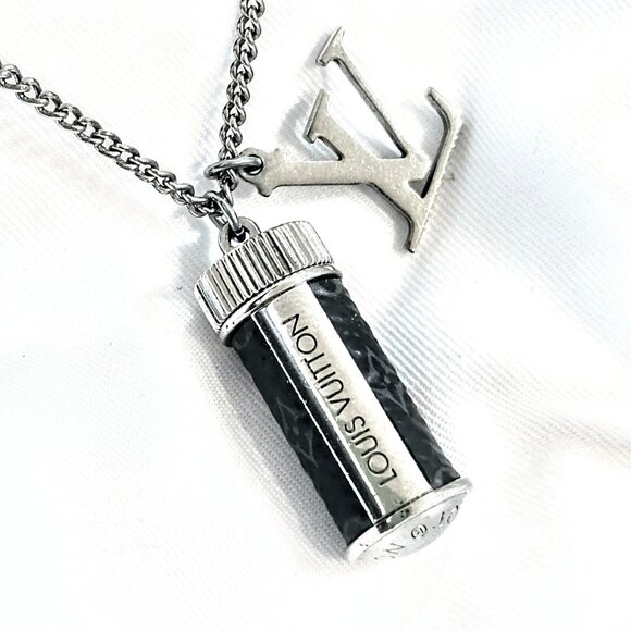 Louis Vuitton Monogram Eclipse Charms Necklace - Picture 1 of 12